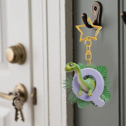 Cute Alphabet Initial Letter A-Z Keychain - Dinosaur Letter V Sparkle Pendant Key Ring for Car Keys. Bag. Purse. Backpack. Wallet. Luggage & Valentine's Day Gift Accessory for School A22 at Amazon Men's Clothing store