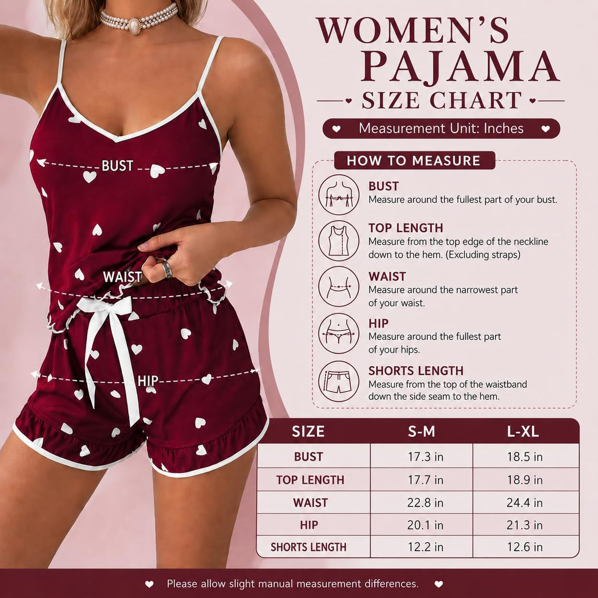 Women's Cami Pajama Set - 2 Pieces Cute Print Sleepwear with Spaghetti Strap Top and Ruffle Trim Shorts Lounge Set Black at Amazon Women's Clothing store
